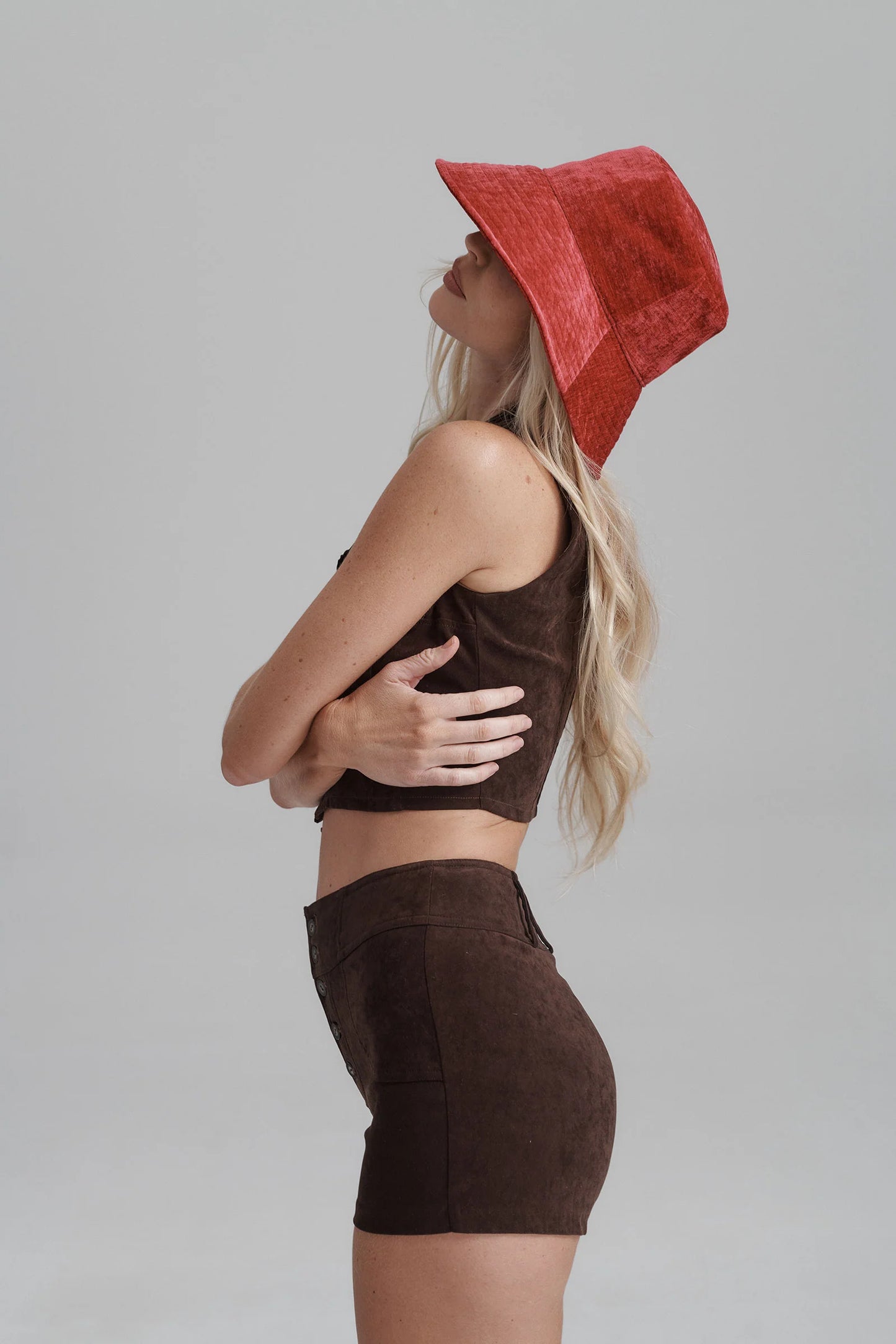 Vacay Bucket - Fuchsia Velvet