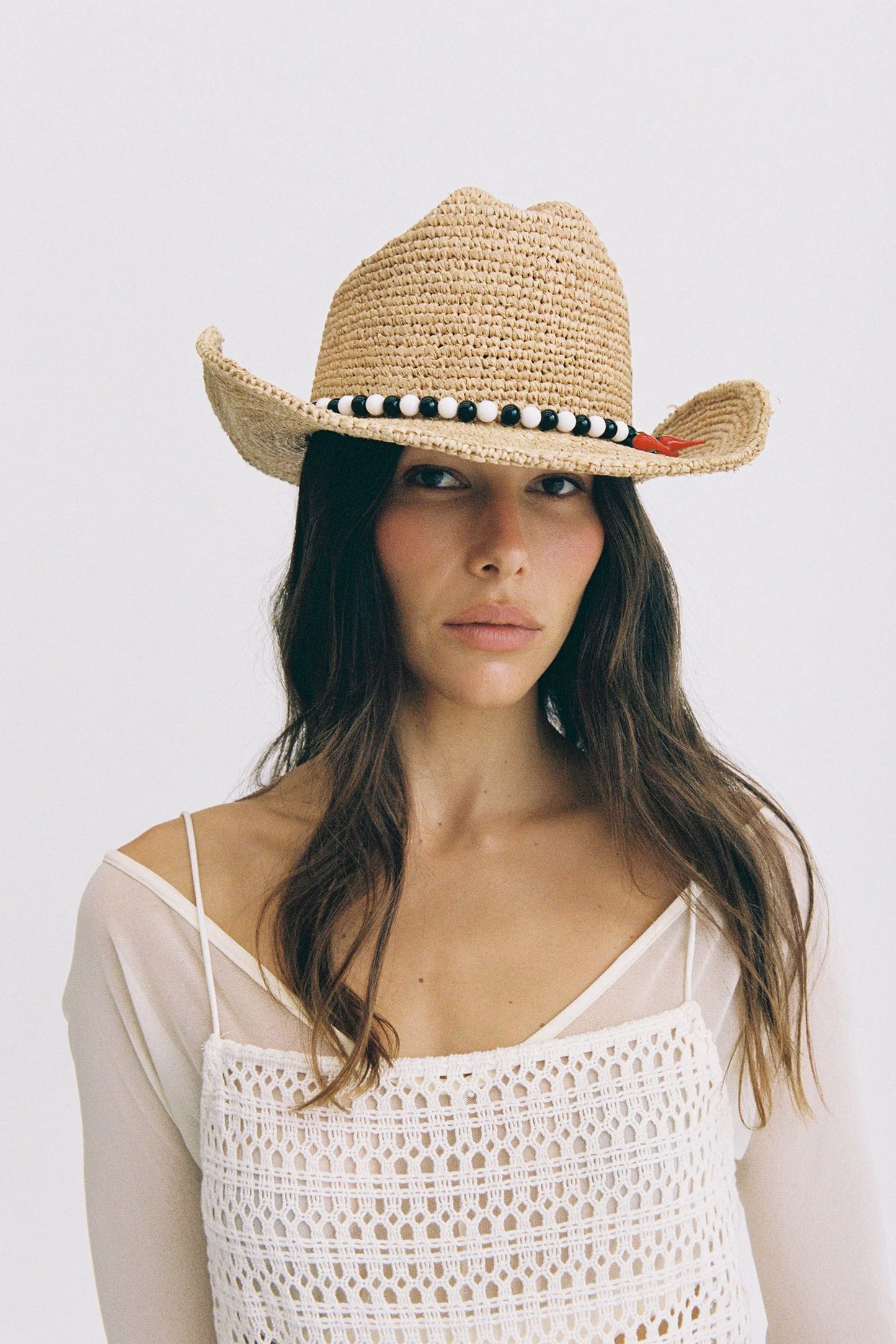 Raffia Cowboy Chili - Natural