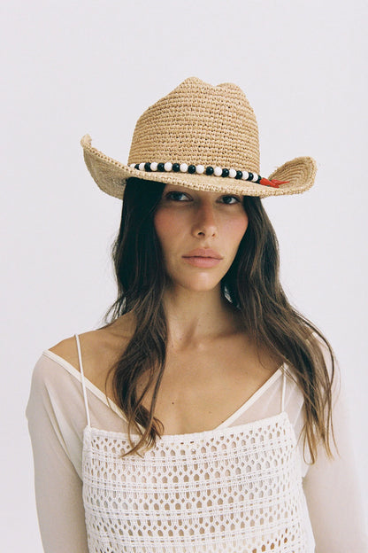 Raffia Cowboy Chili - Natural